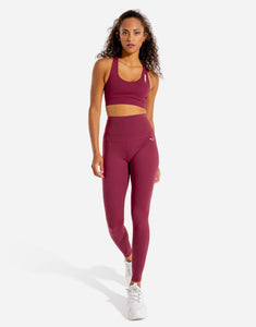 Nike Training one tight leggings in burgundy